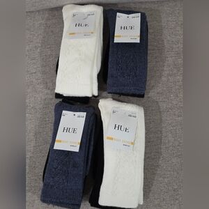 New 8‎ HUE Seed Stitch Boot Socks MidWeight
